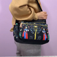 🔥Nagy kapacitású divat nyomtatott Messenger Bag
