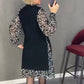 【M-3XL】Rochie de iarnă florală la modă, confortabilă și călduroasă