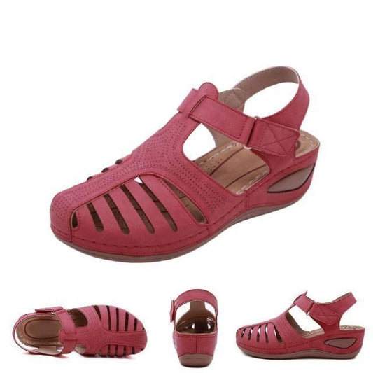 👡✨ Prémium Könnyű Bőr Szandál: Ortopédikus Talp, Légies Kényelem és Stílusos Dizájn!(EU 35-43) 🌸