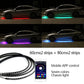 🚗✨ Autó alvázához rögzíthető, rugalmas, vízálló RGB LED szalagvilágítás (2 db) 🌈