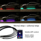 🚗✨ Autó alvázához rögzíthető, rugalmas, vízálló RGB LED szalagvilágítás (2 db) 🌈