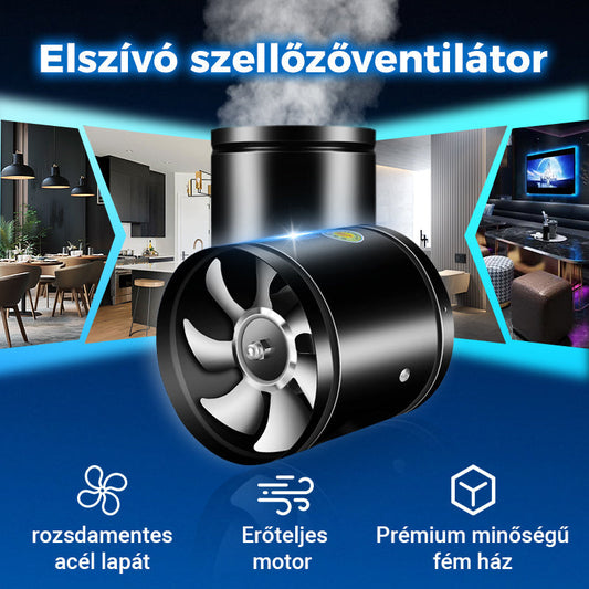 🍃[Szuper szívás] Multifunkcionális, erőteljes, csendes elszívó ventilátor