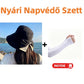 👒Széles karimájú, masnis napvédő kalap nőknek💖