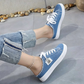💐Női farmer anyagú slip-on papucs – kényelmes talp és laza stílus (EU 36-43) 👟☀️