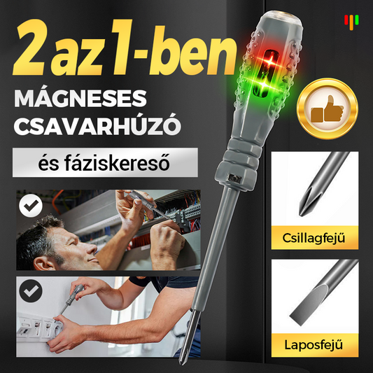 2 az 1-ben nagy nyomatékú erős mágneses csavarhúzó villamossági érzékelő
