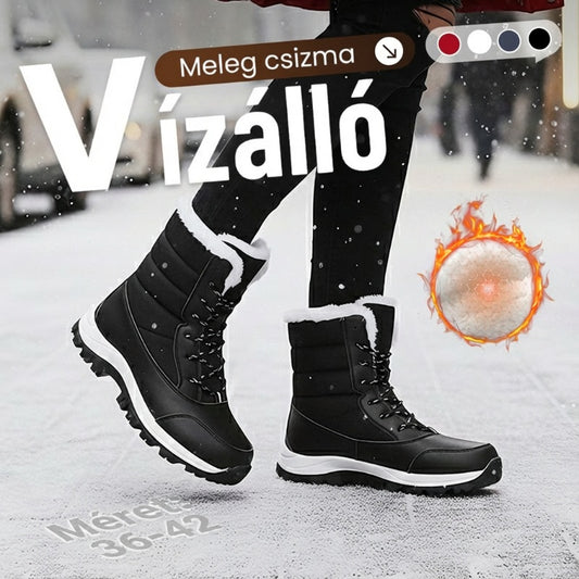 Női vízálló meleg téli csizma❄️ingyenes szállítás