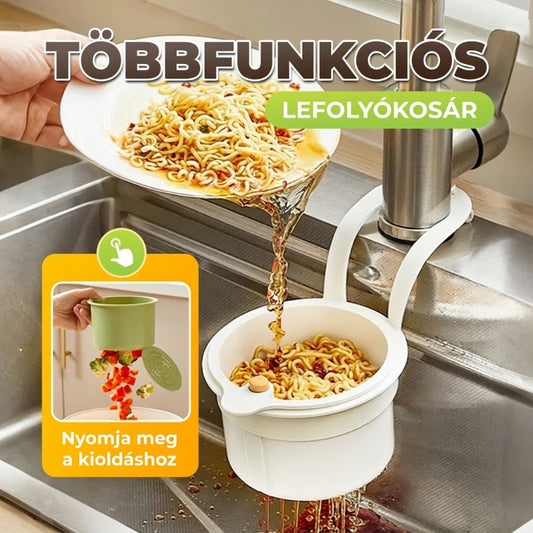 🎉Többfunkciós lecsepegtető kosár – elengedhetetlen konyhai segédeszköz!
