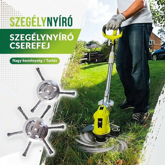 Acél vágófej fűnyíróhoz – cserélhető, tartós 🌿✂️