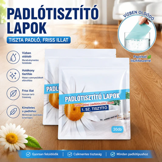 🏠✨ Csempepadló-tisztító –  Mélytisztító hatású fugákhoz, kő- és kerámiapadlókra (1 csomag/30 darab) 😌