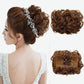 【💞Gyors frizuraváltás】🎀Rövid, göndör chignon hajhosszabbításhoz