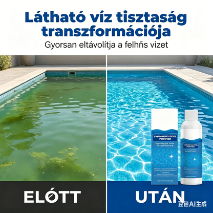 💧 Úszómedence-tisztítószer – kristálytiszta víz! 🏊‍♂️💙