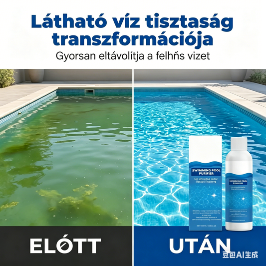 💧 Úszómedence-tisztítószer – kristálytiszta víz! 🏊‍♂️💙