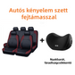 🚗✨ 9 darabos bőr autóüléshuzat-készlet – Univerzális, prémium védelem! 🛡️