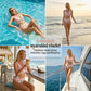 🌼👙 Női Alakformáló Bikini, Virágmintás 🏖️