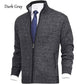 🔥 Culoare solidă pentru bărbați Standing Collar Fashion Cardigan Sweater Knit Jacket