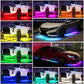 🚗✨ Autó alvázához rögzíthető, rugalmas, vízálló RGB LED szalagvilágítás (2 db) 🌈