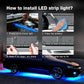 🚗✨ Autó alvázához rögzíthető, rugalmas, vízálló RGB LED szalagvilágítás (2 db) 🌈