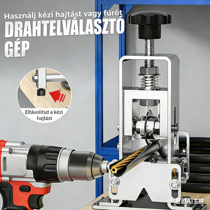 1-25 mm-es vezetékekhez való huzalhámozó gép