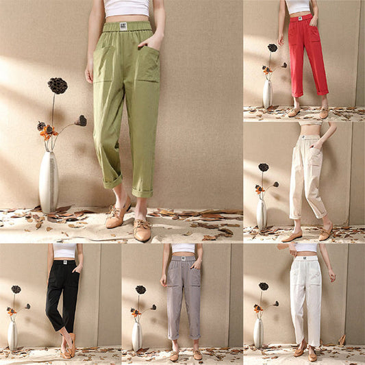 【M-4XL】✨Luźne spodnie z prostymi nogawkami, 9 minut