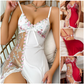 👗🌙 Szexi pántos hálóruha – csipkével | Lenge, kényelmes, plus size – Utánvét 🎯