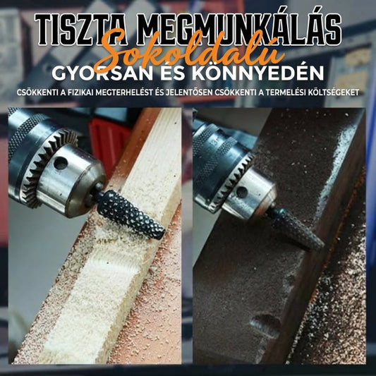 5 darabos forgó acél reszelőkészlet