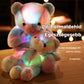 🧸Teddy mackó, színes LED-es világítás, puha játékok