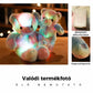 🧸Teddy mackó, színes LED-es világítás, puha játékok