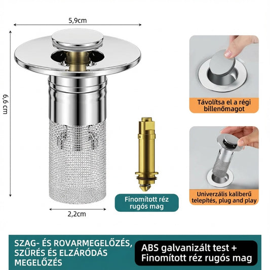 🔥Filter rozsdamentes acél padlóösszefolyóhoz