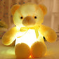 🧸Teddy mackó, színes LED-es világítás, puha játékok