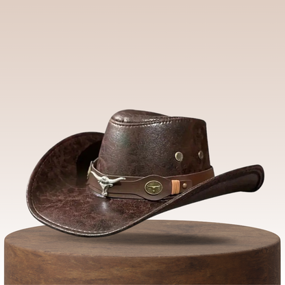 Légáteresztő, napvédő cowboykalap