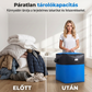 Extra nagy térfogat – könnyedén elpakolja a sok ágyneműt, ruhát vagy költöztetési kelléket – Extra nagy PE tárolótáska – Utánvéttel! 📦