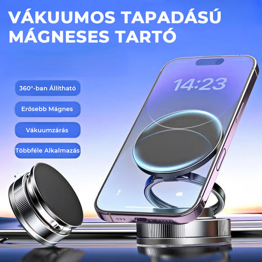 360°-ban állítható vákuumos mágneses telefontartó