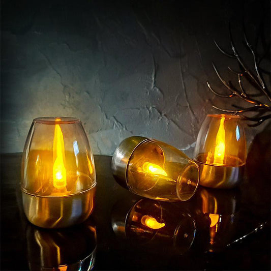🕯️Napenergiával működő LED gyertya lámpa