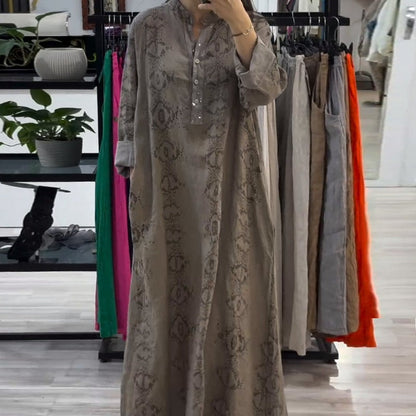 Rochie elegantă cu mânecă lungă