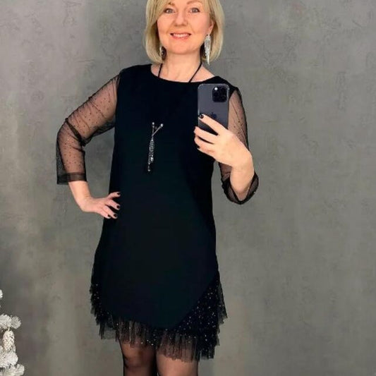 Rochie de seară scurtă neagră