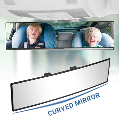 🛡️🚘 Széles látószögű ív-tükör – Holttér-csökkentő, univerzális csíptetős kialakítás és a biztonságos vezetés záloga 🚗👀