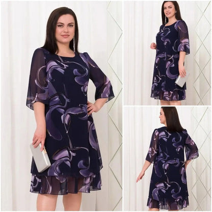 【S-5XL】💞Divat nyomtatott ruha