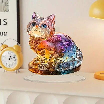 🐱Színes Kitten asztali állványos dekoráció