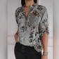 🌸Női alkalmi félgombos nyomtatott ing【M-4XL】