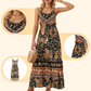 ✨🌈Boho ruha virágos mintával és pántokkal
