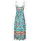 ✨🌈Boho ruha virágos mintával és pántokkal