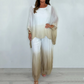 Mesh Mix Dip Dye Loose Flowy felső és nadrág szett🌺