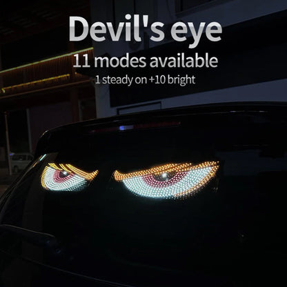 ⌛2 db LED-es ördögi szemek fényei a szélvédőhöz