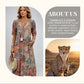 🏖️🌼Safari Fashion leopárd mintás ruha