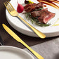 ✨🍴Prémium rozsdamentes acél 24 darabos evőeszközkészlet