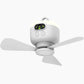 💖💨 Újratölthető mennyezeti ventilátor LED-es lámpákkal – Hűvös és világos bárhol ✨🏡