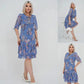 🌸 Elegáns pliszírozott ruha rövid és hosszú ujjakkal👗