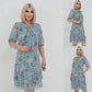 🌸 Elegáns pliszírozott ruha rövid és hosszú ujjakkal👗