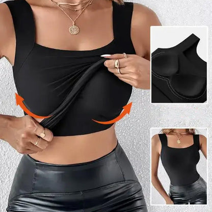 🌸Formázó tank top beépített melltartóval
