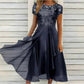👗Női elegáns kerek nyakú ruha